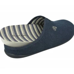 Garzon Chinelas|Zapatilla Chinela De Puntera Cerrada En Lona De Algodon Piso De Caucho Y Planta De Latex Extraible De Ancho Especial