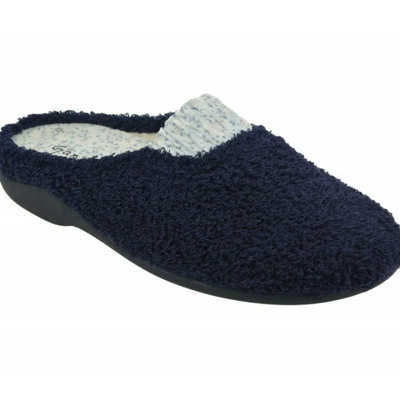 Garzon Chinelas|Zapatilla Chinela De Rizo De Algodon De Con Planta Anatomica Movible Y Suela De Caucho