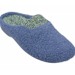 Garzon Chinelas|Zapatilla Chinela De Rizo De Algodon De Con Planta Anatomica Movible Y Suela De Caucho