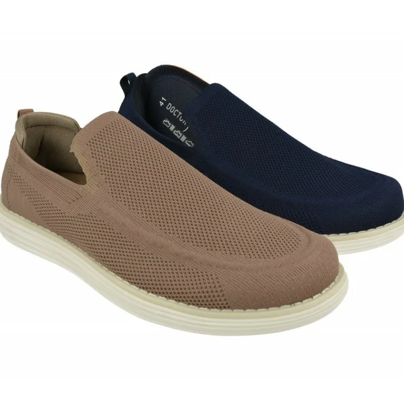 Doctor Cutillas Zapatillas De Calle|Zapatilla Mocasin Del En Tejido Elastico Y Horma De Ancho Especial Con Piso De Amortiguacion