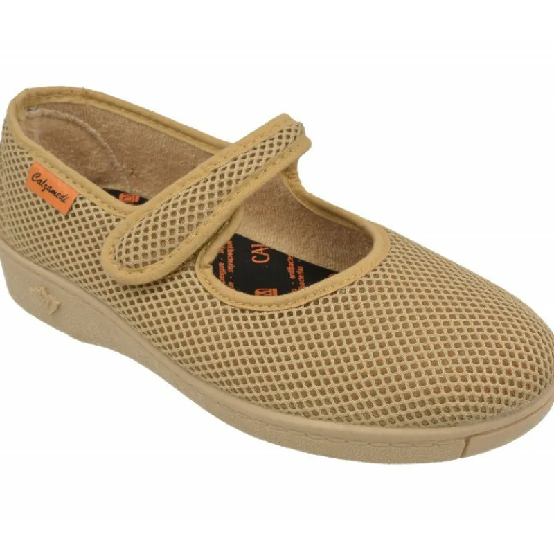 Calzamedi Zapatillas De Casa|Zapatilla Pulsera De Lona Acolchada Ancho Especial De .