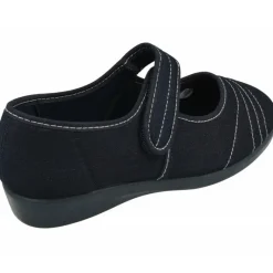 Doctor Cutillas Zapatillas De Calle|Zapatilla Pulsera Del En Lona Acolchada Y Piso De Caucho En Ancho Especial Marino