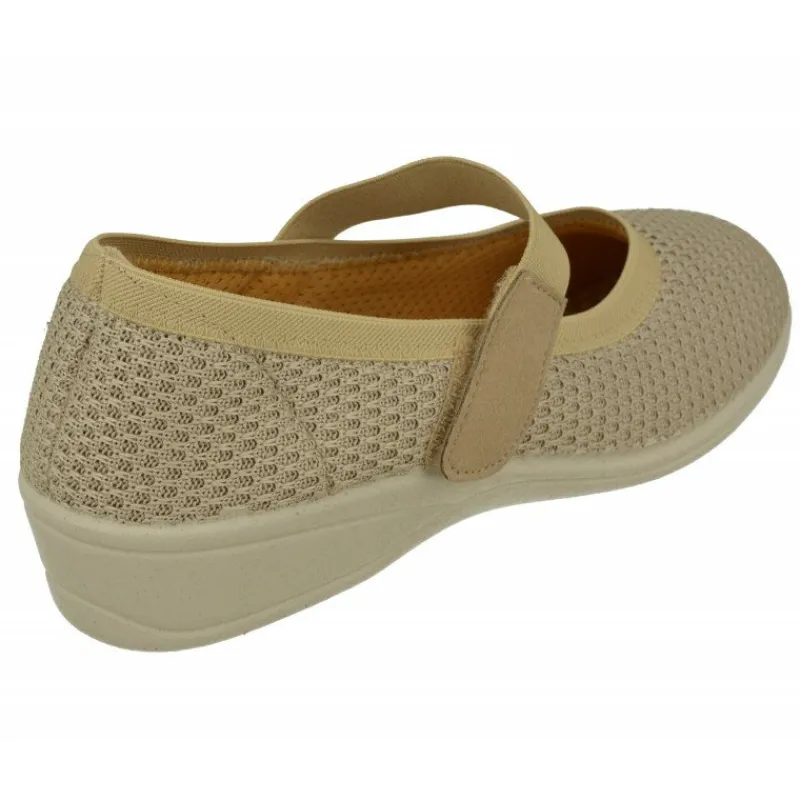 Doctor Cutillas Zapatillas De Casa|Zapatilla Pulsra Del En Lona Acolchada Muy Confortable Con Tira Elastica Y Piso De Caucho