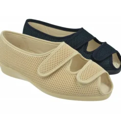 Doctor Cutillas Zapatillas De Calle|Zapatilla Puntera Abierta Con Doble Velcro En Pala Especial Pies Sensibles Y Extra Anchos Del