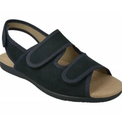 Garzon Zapatillas De Calle|Zapatilla Sandalia De Con Triple Velcro Ajustable En Tejido Bamara Picado Con Piso De Caucho Y Horma De Ancho Especial.