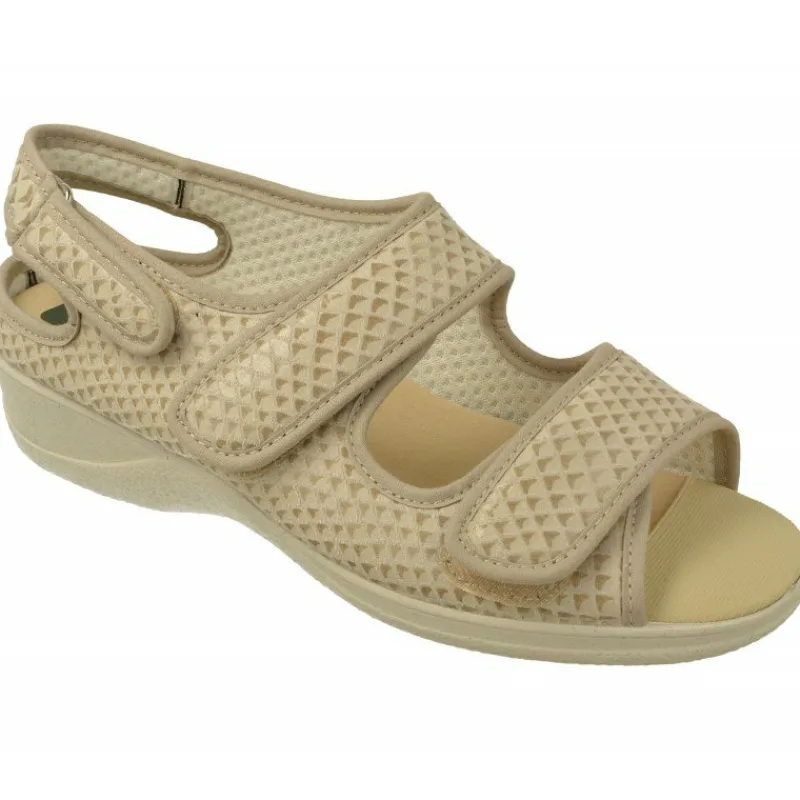 Doctor Cutillas Zapatillas De Calle|Zapatilla Sandalia Del Con Triple Velcro Ajustable En Tejido Elastico Grabada, Planta Movible Y Piso De Caucho