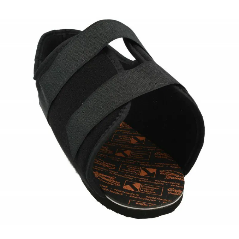 Calzamedi Zapatillas De Calle|Zapatilla Velcro De Pie De Pato Postoperatorio. Negro