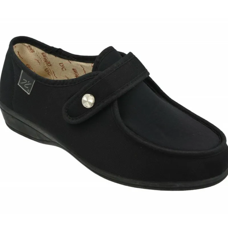 Doctor Cutillas Zapatillas De Calle|Zapatilla Velcro De Lona Con Pala Elastica En Ancho Especial Del