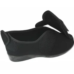 Doctor Cutillas Zapatillas De Calle|Zapatilla Velcro Del , Terapeutico Ortopedico De Gran Capacidad Interior. Negro